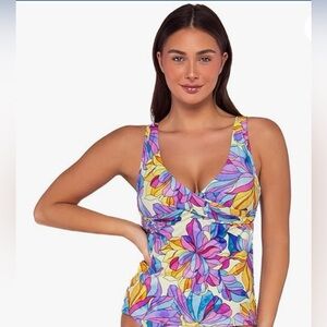 Sunsets Swimwear Elsie Tankini Opalescent print 32DD